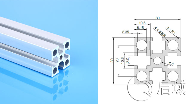 3030G国标工业铝型材 3030G国标工业铝型材