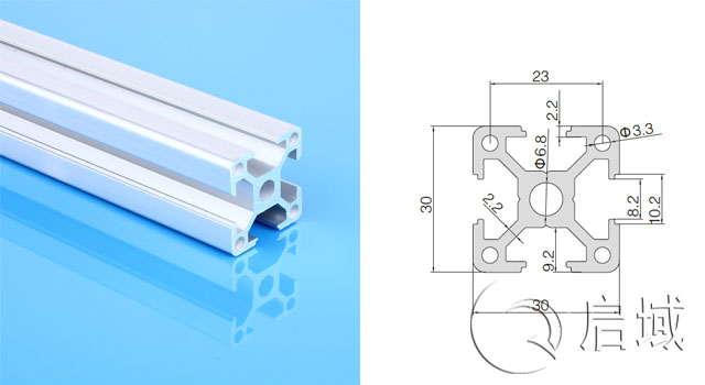 3030D欧标重型铝型材 3030D欧标重型铝型材