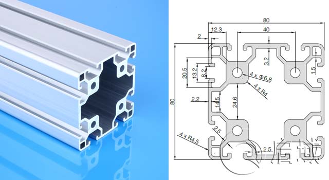 8080工业铝型材搭建框架常用的几种连接方式介绍
