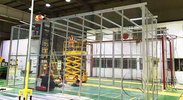 车间隔断防护栏/框架护栏网 车间隔断防护栏/框架护栏网