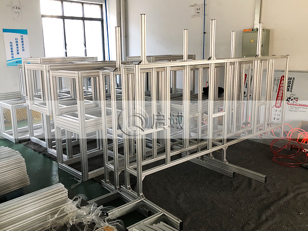 口罩机械铝合金型材配件架 口罩机械铝合金型材配件架
